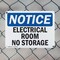Signmission Electrical Room No Storage, 10 in W x Rectangle, Plastic OS-2PACK-NS-P-710-L-11686 - alternate 5